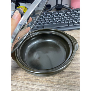Nồi đất nắp kính nhiều dung tích tiện dụng, nồi thố đất tráng men kho quẹt nấu mỳ cay dày dặn