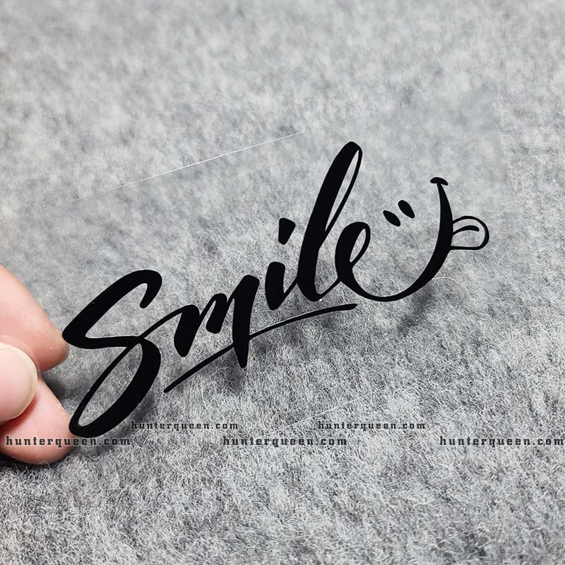 [Tem lột ] Smile mặt cười đáng yêu. Decal dán xe ô tô, xe máy, nón bảo hiểm. Chống nước.