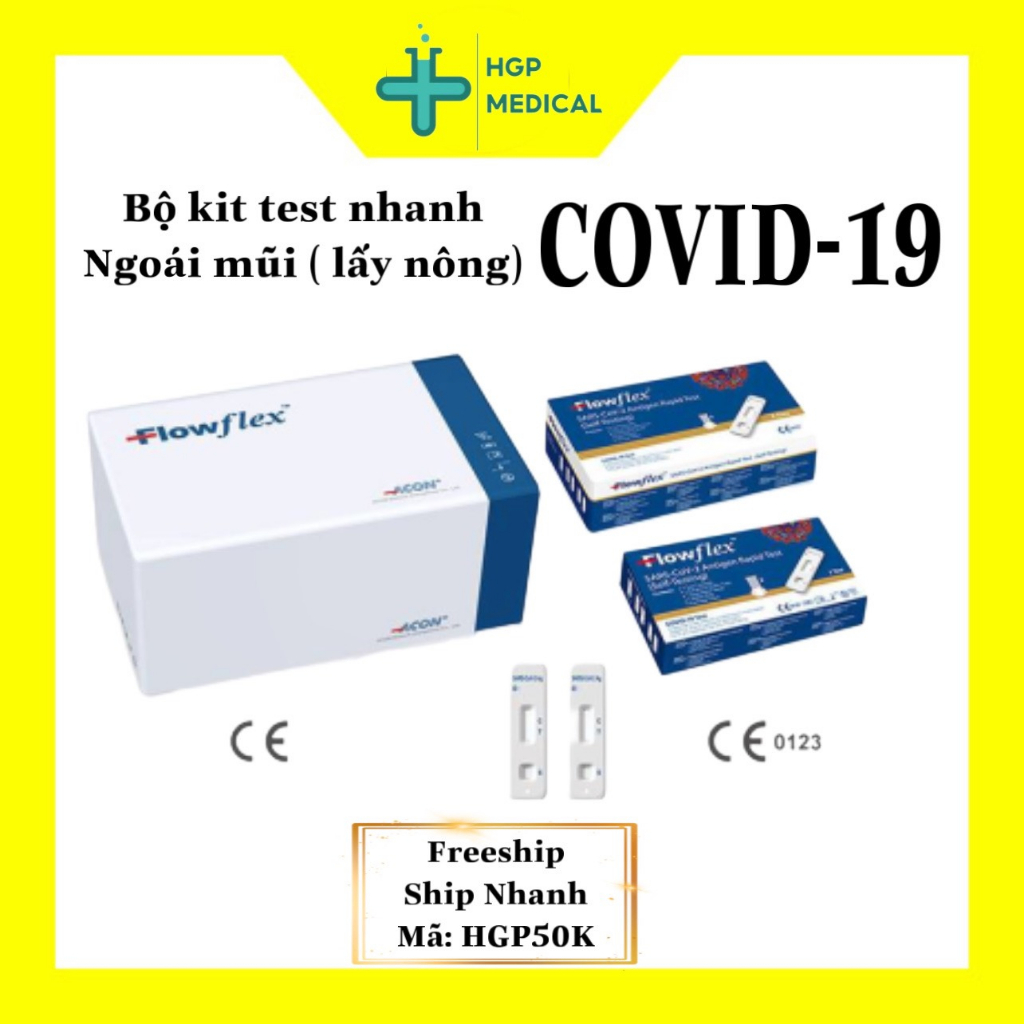 [HỎA TỐC] Hộp 25 bộ kit test COVID ACON MỸ USA, phát hiện tất cả các ...