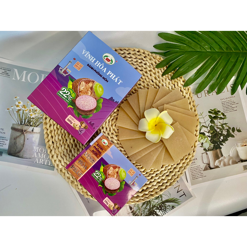 Bánh Phồng chay (Vị khoai môn) 250G Đặc Sản Năm Căn _ Cà Mau