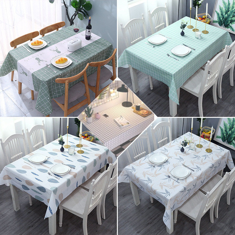 Khăn trải bàn caro, nhựa PVC không thấm nước, khăn làm phông nền chụp ảnh, làm thủ công (90x137cm)