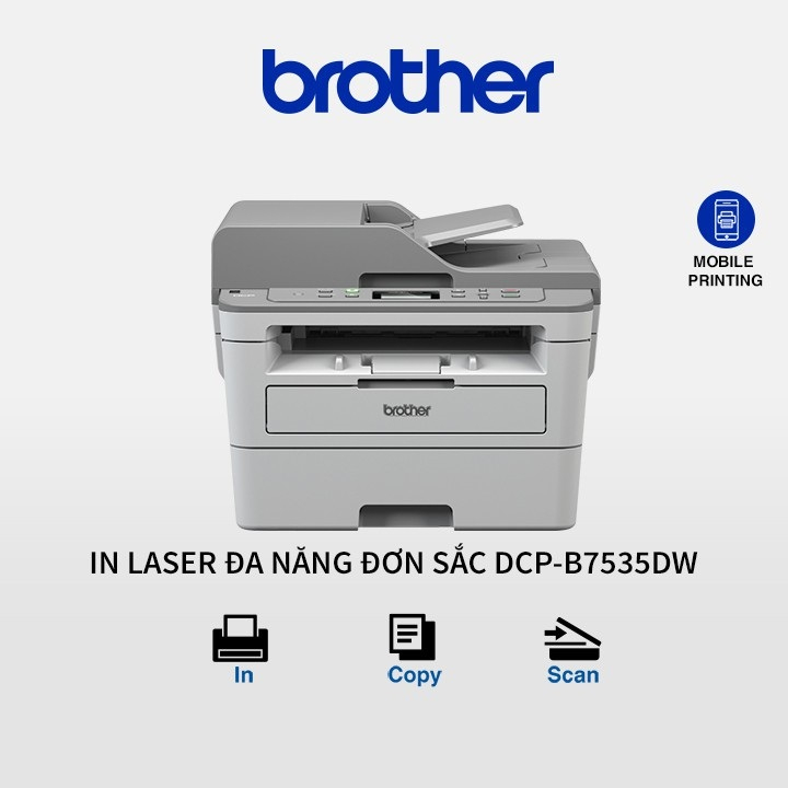 Máy In đa Năng Brother DCP B7535DW - In 2 Mặt Tự động, Scan, Photocopy ...