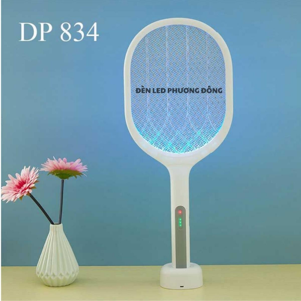 Vợt bắt muỗi kết hợp đèn LED bắt muỗi - Cáp sạc USB Loại Tốt