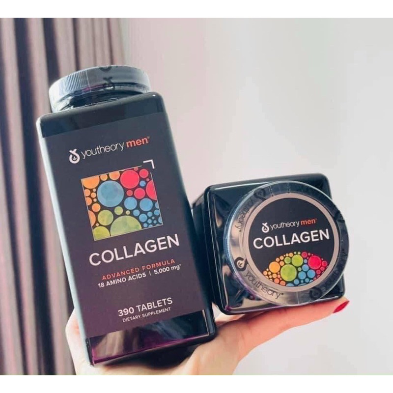 Viên uống Collagen Youtheory Men’s type 1,2 & 3 dành cho nam 390v