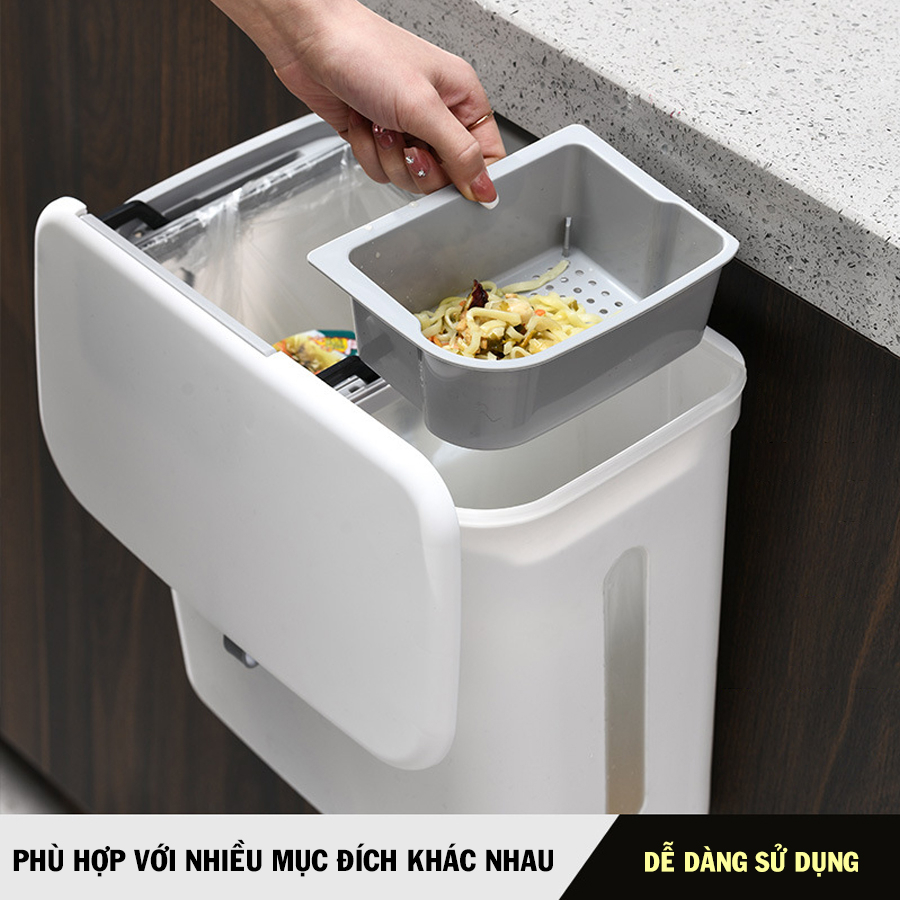 Thùng Đựng Rác Thông Minh, Gắn Tường Tiện Lợi