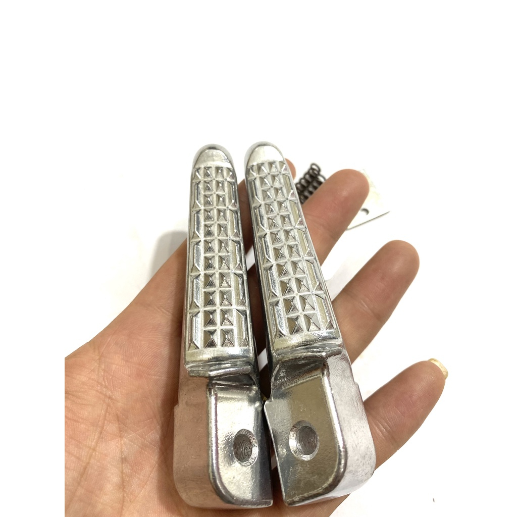 gác để chân xe wave, sirius, exciter, future.. gác chân bằng nhôm đặc cnc giá bán 1 cặp