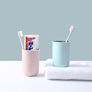 Cốc Uống Nước, Cốc Đánh Răng Cao Cấp Chất Liệu Nhựa PP Dày Dặn 2 Lớp An Toàn Nhiều Màu Sắc Sáng Tạo 88380