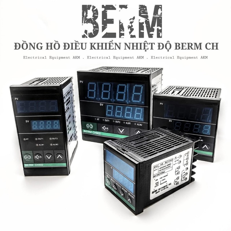 Đồng Hồ Nhiệt Độ Berm CH102, CH402, CH702, CH902, bộ điều khiển nhiệt ...