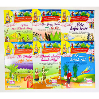 Sách - Combo 21 cuốn Truyện cổ tích Việt Nam - Song ngữ Việt Anh - ndbooks