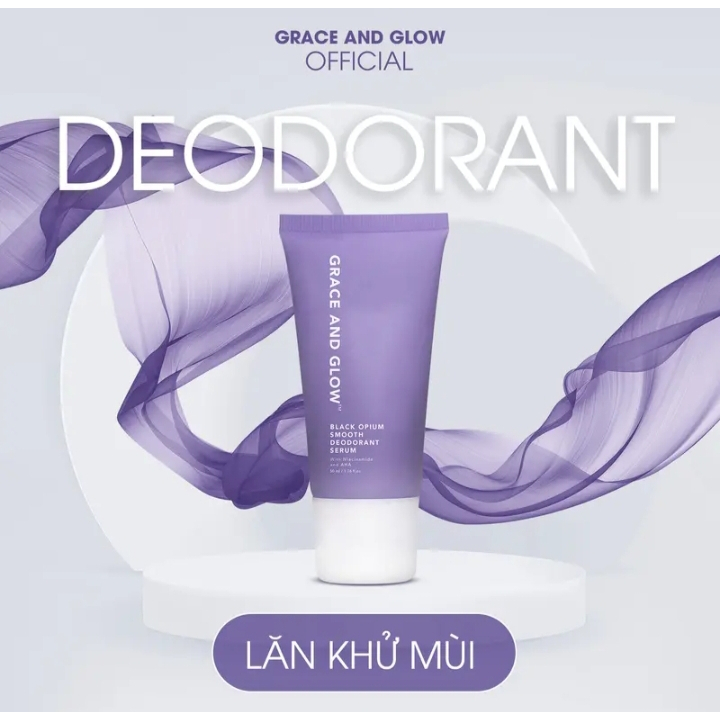 Lăn khử mùi Grace and Glow Black Opium Smooth Deodorant Serum dưỡng sáng ngăn ngừa mồ hôi khử mùi cao cấp 50ml 5925-01