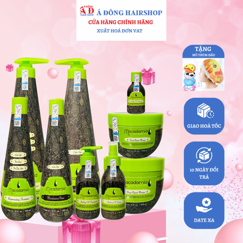Dầu xả Macadamia Smoothing hair Natural Oil phục hồi siêu mượt tóc Mỹ 1000ml