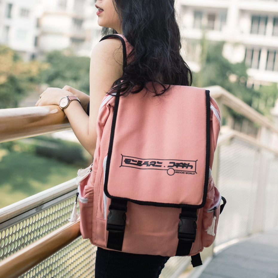 Balo Đi Học Nam Nữ Đựng Laptop Thời Trang Unisex Du Lịch Chống Nước SeaSon 1 2 3 M Midori