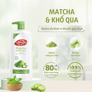 Sữa tắm Lifebuoy detox làn da và bảo vệ khỏi vi khuẩn chai 800g