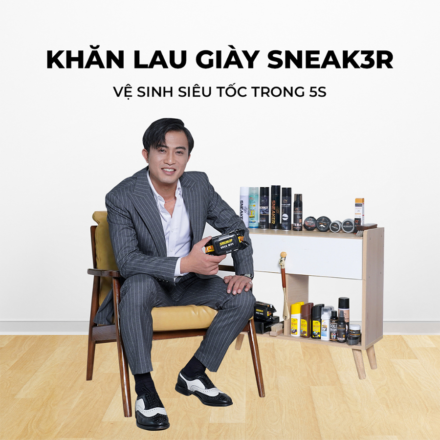 Ảnh Khăn Lau Sạch Giày Nhanh Quick Wipe Sneak3r Công Nghệ Oxi Aciton 3