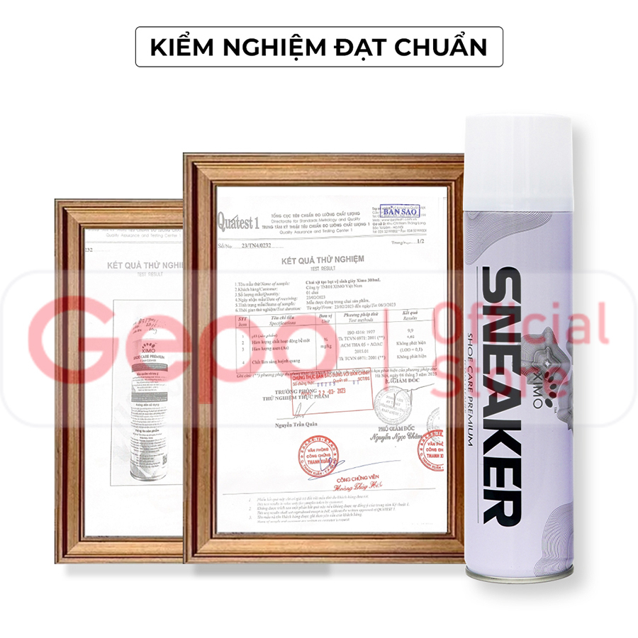Ảnh Chai Xịt Tạo Bọt Vệ Sinh Giày XIMO Cao Cấp 300ml 2