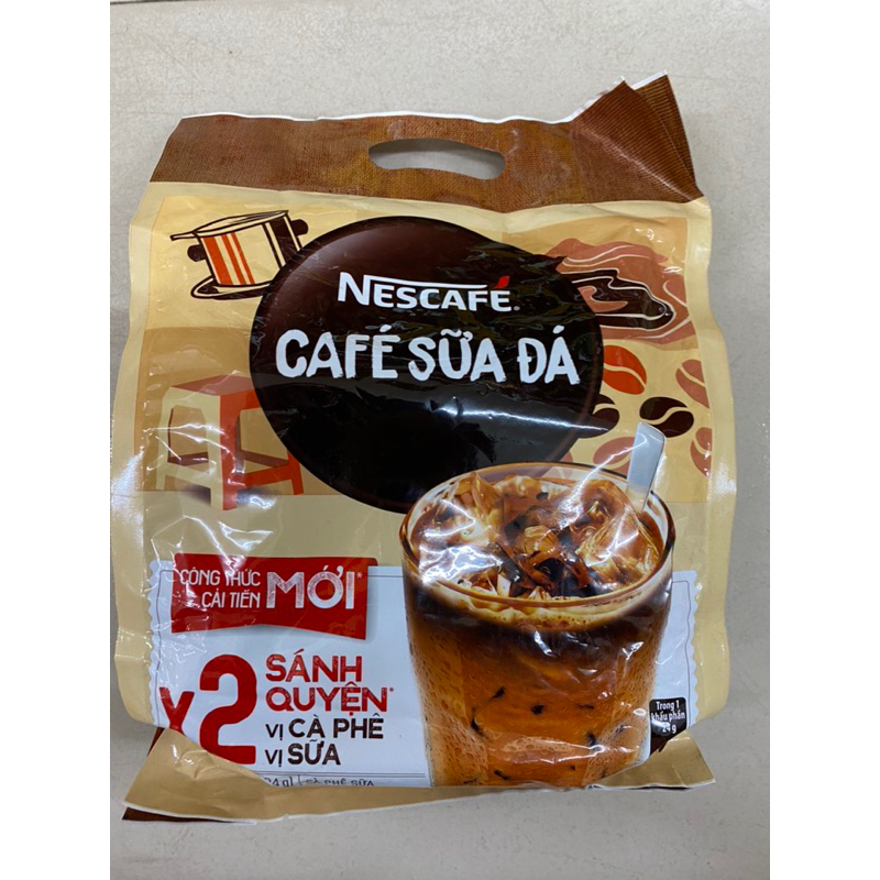 nescafe cà phê sữa đá 3in1 (25 gói) | Shopee Việt Nam