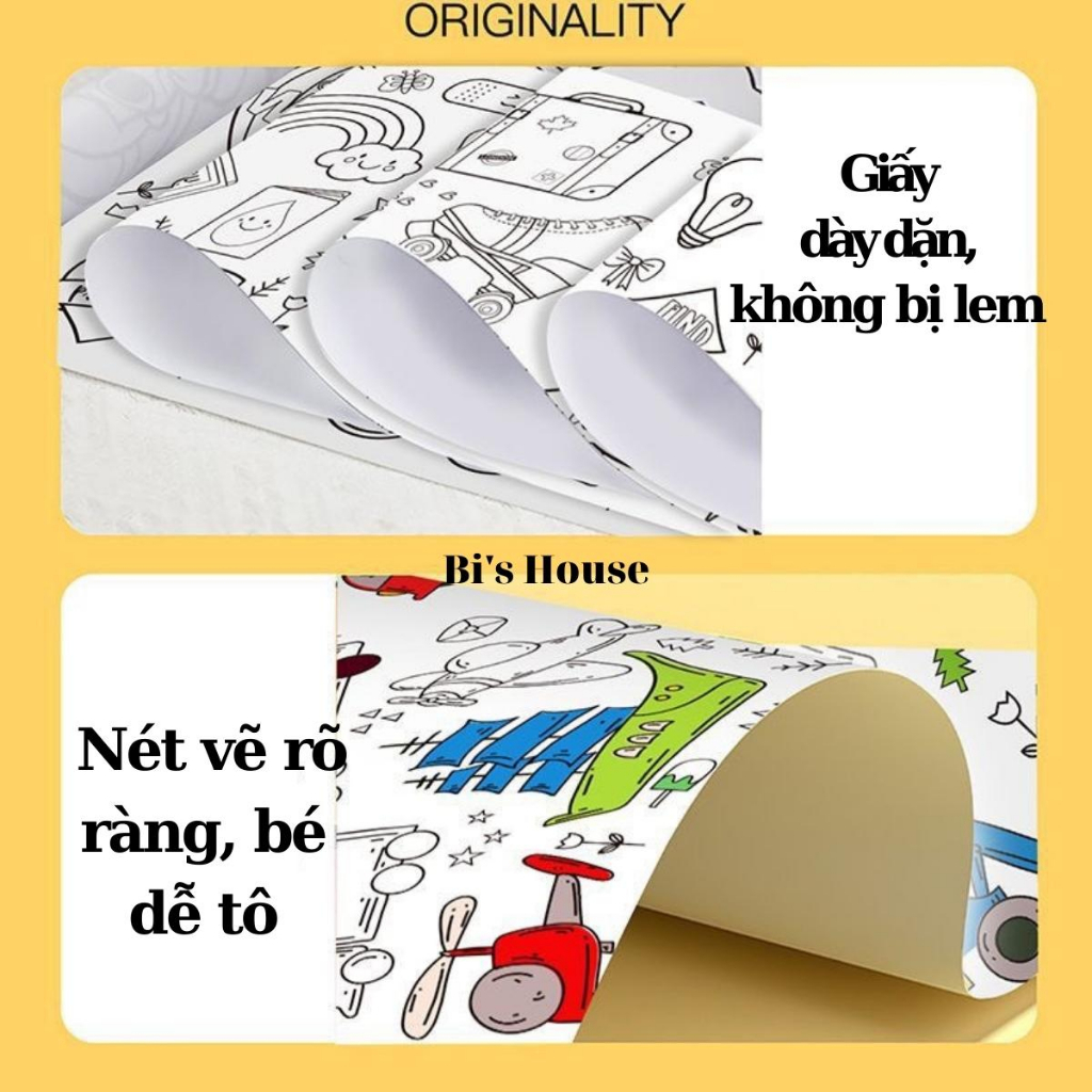 Ảnh Tranh tô màu dài 3m , có nhiều chủ đề ba mẹ chọn lựa theo sở thích của bé 3