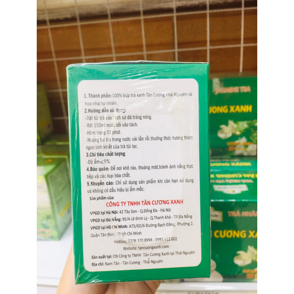 Trà Nhài Túi Lọc Tân Cương Xanh