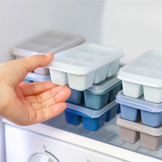 Khay Làm Đá 6 Ngăn Hình Vuông, Khay Đá Silicone An Toàn Khi Sử Dụng Có Kèm Nắp Đậy 88382 mienphivanchuyen199k