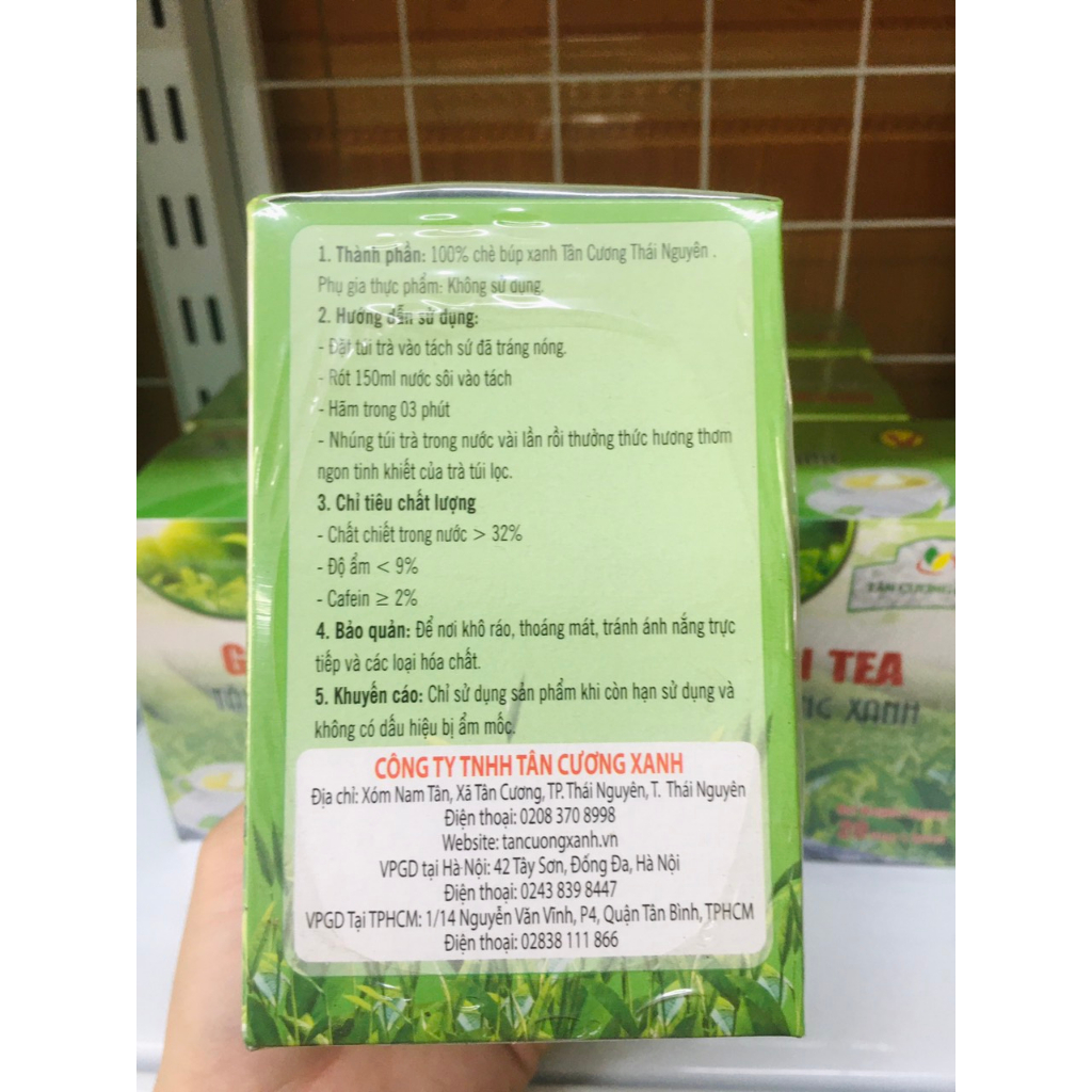 Trà Xanh Túi Lọc