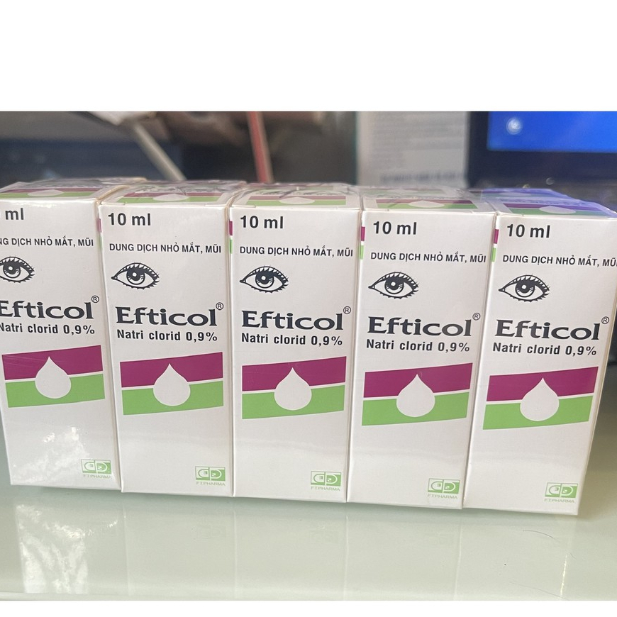 Lốc 10 Chai Efticol Nước Muối Sinh Lý Nacl 0,9% | Shopee Việt Nam