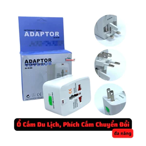 Ổ cắm điện đa năng, ổ cắm du lịch, universal travel adapter phù hợp với đa số các nước