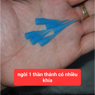 -Ngòi nhựa xanh và trắng dùng cho may xăm thần thánh
