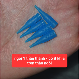 -Ngòi nhựa xanh và trắng dùng cho may xăm thần thánh