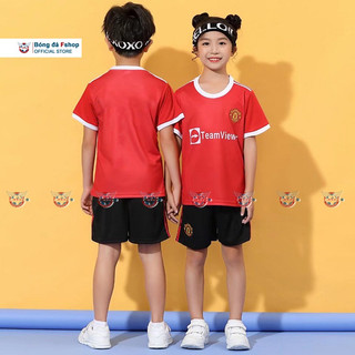 Bộ quần áo bóng đá Manchester United trẻ em - Đồ đá banh cho trẻ SIEU HOT
