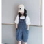 yếm jean baggy có size mẹ và bé