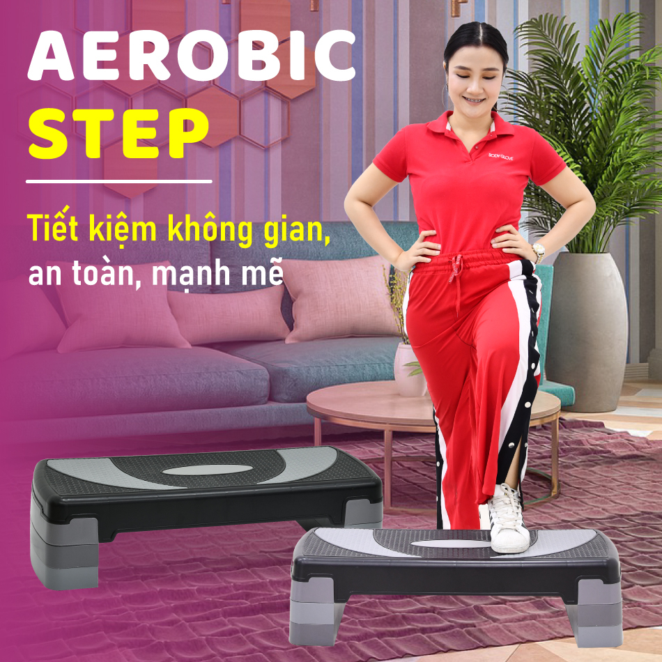 Ảnh Bục tập aerobic dậm nhảy toàn thân Size 68-72-78-110cm thể dục điều chỉnh độ cao 4