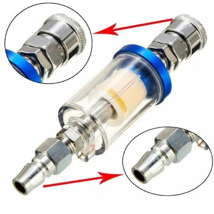 Lọc Hơi Nước Súng Phun Sơn có bộ điều áp - Bảo Hành 3 Tháng .