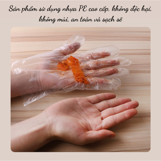 Găng Tay Nilon Trong Suốt Dùng 1 Lần, Găng Tay Dùng Nhà Bếp Nấu Ăn Siêu Dày Siêu Dai Đa Năng 88386 mienphivanchuyen199k