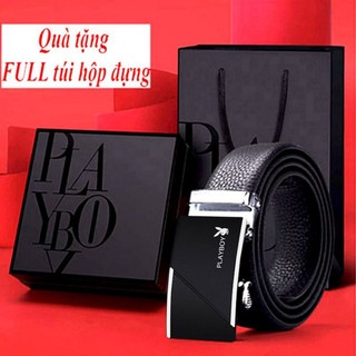 Thắt lưng Nam khóa tự động full túi hộp theo kèm - quà tặng dành cho nam giới