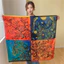 Các mẫu khăn lụa vuông 90*90cm, khăn đa sắc màu