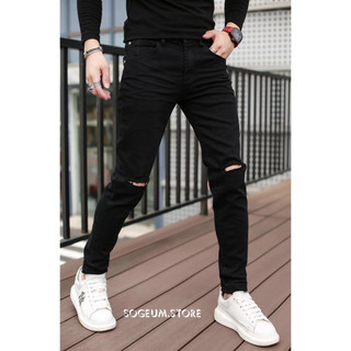 Quần jean bò nam màu trắng co giãn 4 chiều Big size 28-36 dáng ôm Avocado