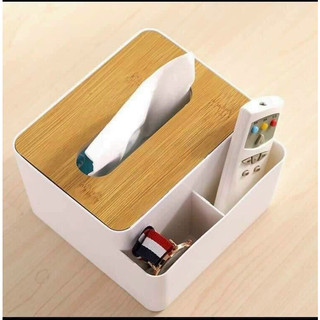 Hộp đựng giấy ăn 3 ngăn cao cấp