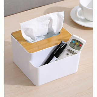 Hộp đựng giấy ăn 3 ngăn cao cấp
