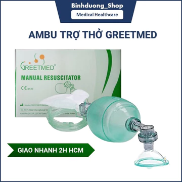 Bóp Bóng thở AMBU hỗ trợ hô hấp nhân tạo đủ size