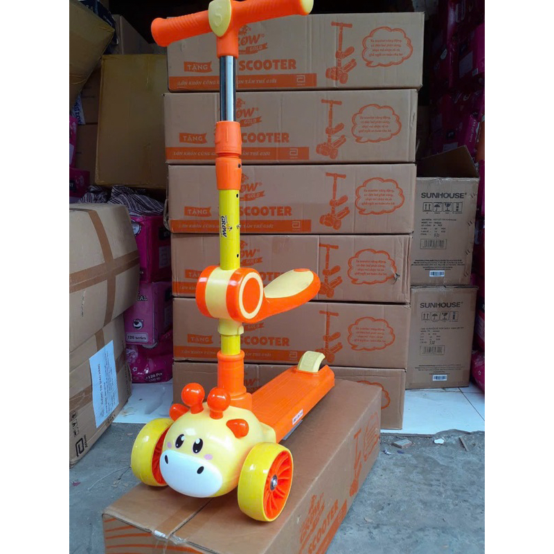 Xe Cooster Đa Năng 3in1 Hkm Grow và Pediasure Bánh Xe có Đèn | Shopee ...