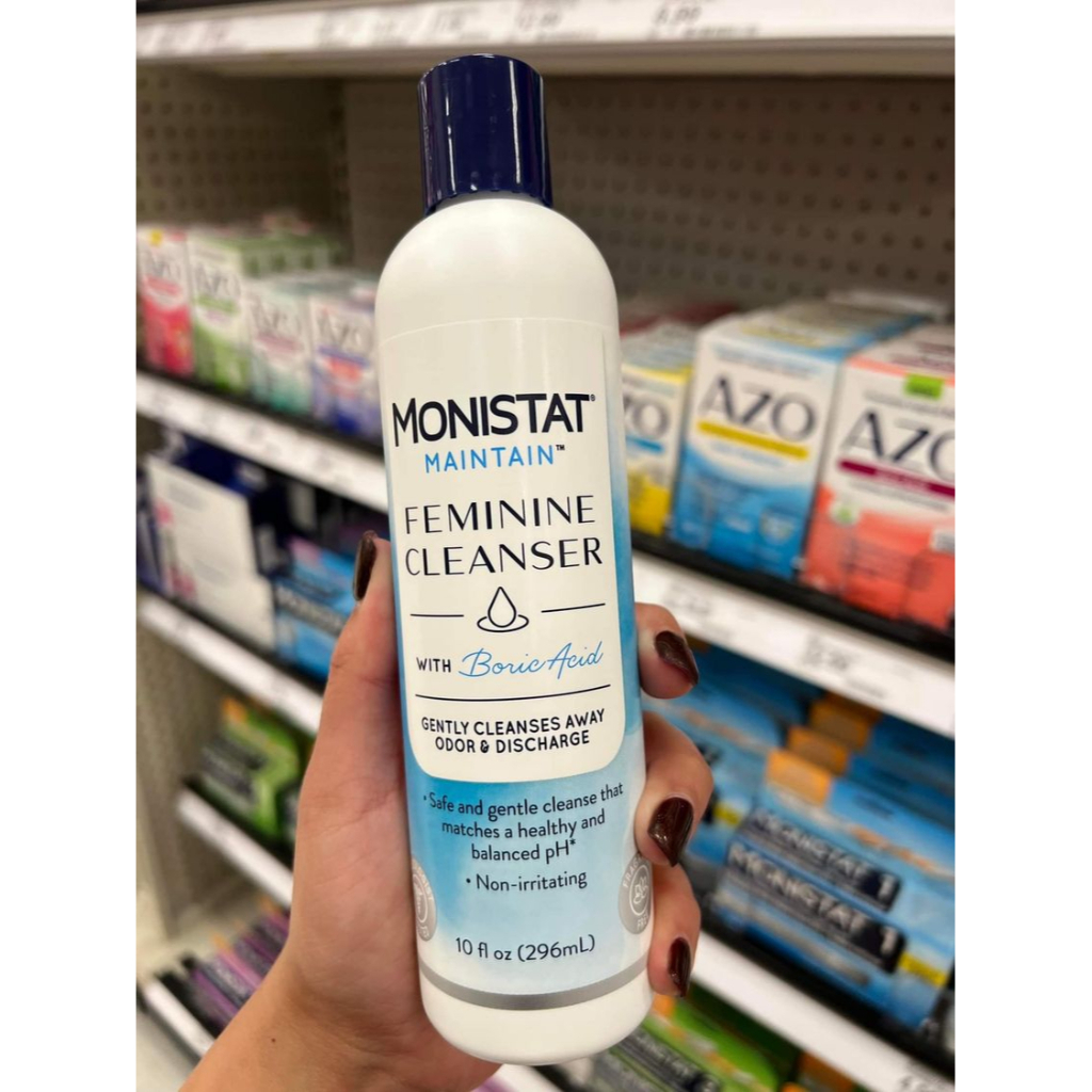 DUNG DỊCH VỆ SINH PHỤ NỮ MONISTAT MAINTAIN FEMININE CLEANSER WITH BORIC