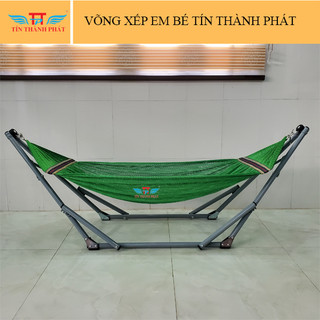 Võng xếp em bé Tín Thành Phát  an toàn, êm ái, gấp gọn tiện lợi, khung chắc chắn, dễ dàng di chuyển
