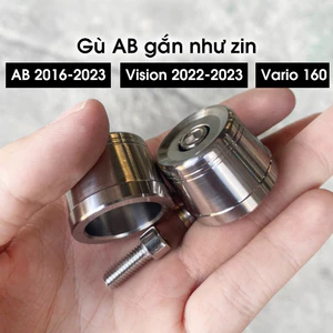 Gù tay lái gắn xe air blade ab, vision, vario gù inox 304 cho ab 2016 đến 2026, vision 2021đến 2026, vario 160