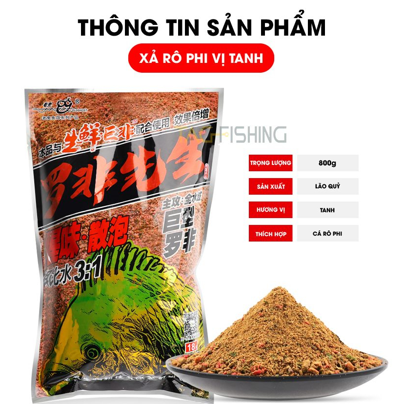 Mồi Câu Phi Xả Lão Quỷ 800G