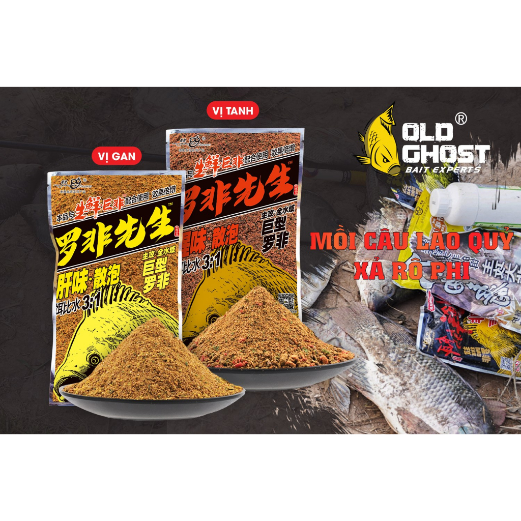Mồi Câu Phi Xả Lão Quỷ 800G