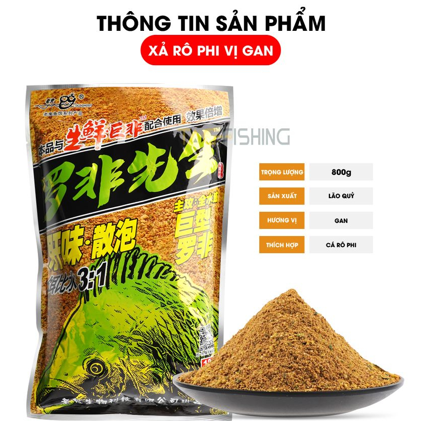 Mồi Câu Phi Xả Lão Quỷ 800G