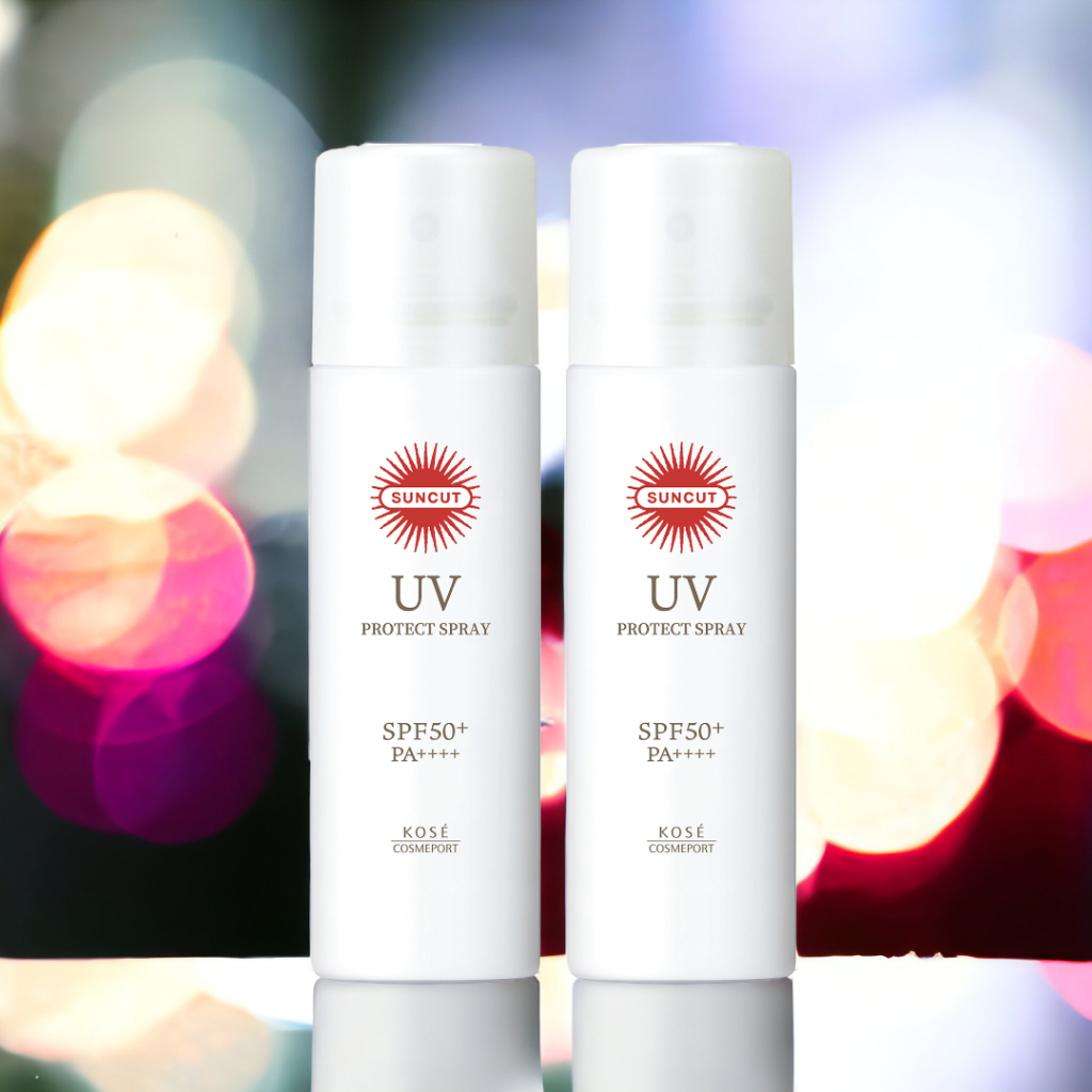 Xịt Chống Nắng Giúp Dưỡng Ẩm Cho Da Kosé Suncut UV Protect Spray SPF 50+ PA++++ (2 Khối Lượng)