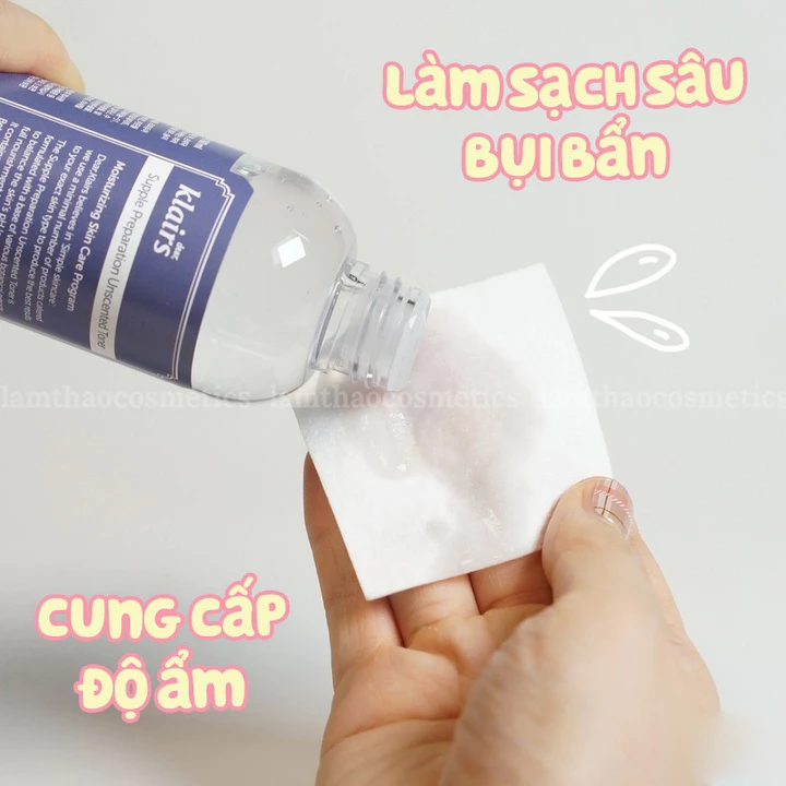 Nước Hoa Hồng Klairs Không Mùi, Dưỡng Ẩm Dear Klairs Supple Preparation Unscented – 6