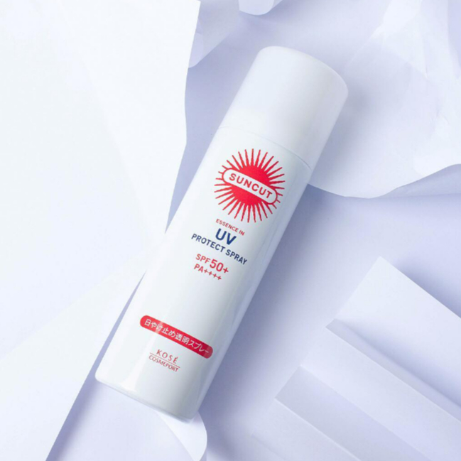 Xịt Chống Nắng Giúp Dưỡng Ẩm Cho Da Kosé Suncut UV Protect Spray SPF 50+ PA++++ (2 Khối Lượng)