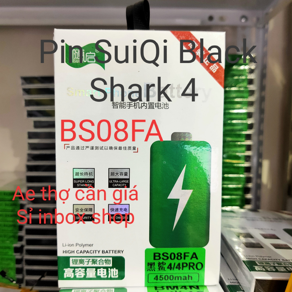Pin Suiqi Black Shark 3/ 3s / 3 pro / shark 4/4s/4 pro - Shark 5/5s/5rs ...